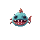 fish monster in space invaders