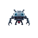  monster in space invaders with shaped like a robot