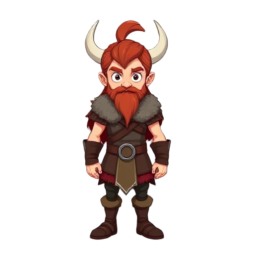 red hair viking