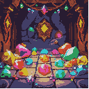 floor of jewels