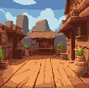 western style floor