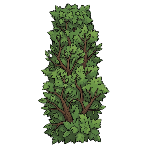 edite a imagem anexada sem alterar suas dimensões. preserve exatamente as bordas esquerda e direita (os primeiros e últimos pixels da imagem), mantendo o mesmo comprimento e altura. altere apenas a vegetação da região central, criando uma variação natural