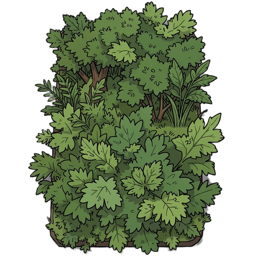 edit the attached image without changing its dimensions. preserve the left and right edges exactly (the first and last pixels of the image), maintaining the same width and height. modify only the vegetation in the central area, creating a natural variatio