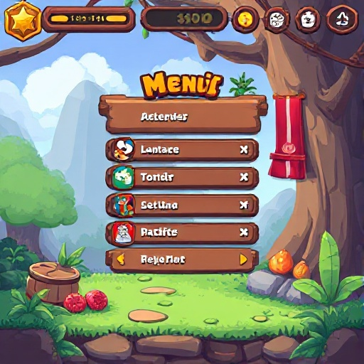 pixel background for menu