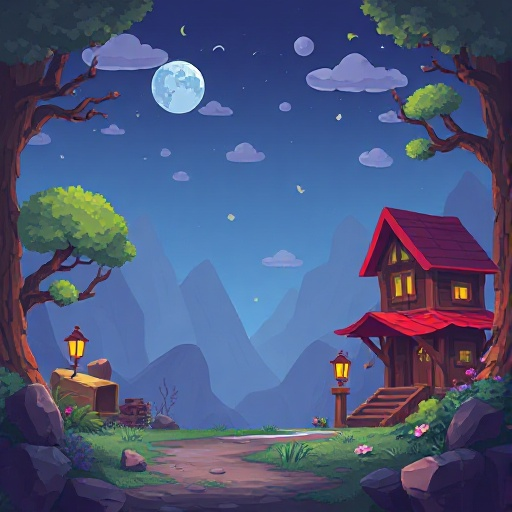 pixel rpg style background