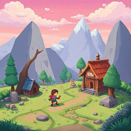 pixel rpg background