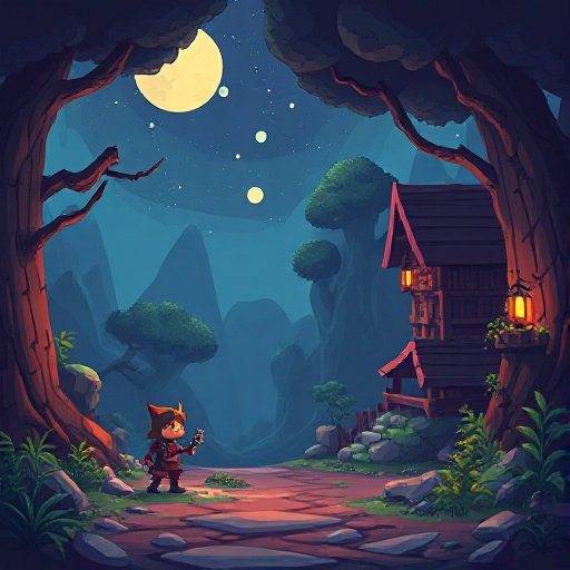 pixel rpg background