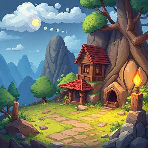pixel rpg background