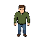 male, character base, top-down, pixel 
