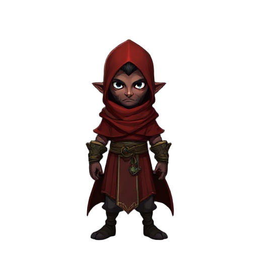 dark fantasy ottoman assation red weared