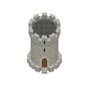 tower ( medieval ).no outline. flat color no shading