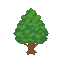 tree  .front view no outline no shading