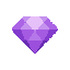 purple diamond. no outline