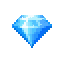 diamond blue. no outline 