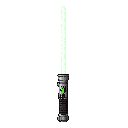 lightsaber, green light