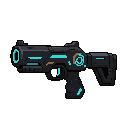 futuriste black shotgun , side view