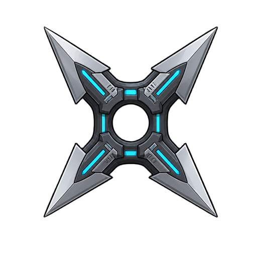 futuristic shuriken 