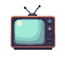 tv ,front view. no outline 