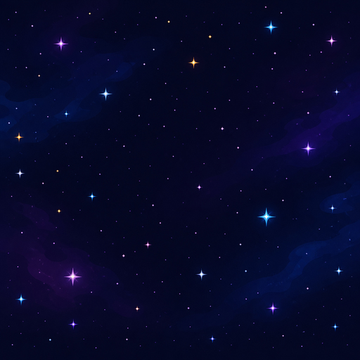 space with only stars