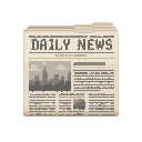 newspaper, front view . no outline 