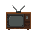 tv , front view. no outline 