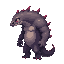 a realistic monster human, side view . no outline