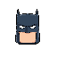 batman head (square form) only head without body