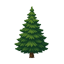 fir tree like in snk . no outline. flat color 