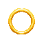 gold ring. perfect circle .no outline 
