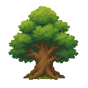 tree like snk ,( front view , no outline)