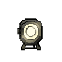 light projector ,front view. no outline 