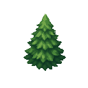 fir tree like in snk  . no outline. flat color 