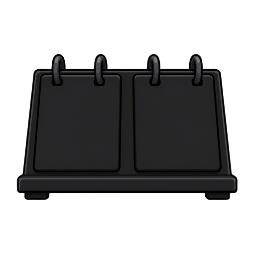 pingpong black score board screen, but dont add score on it 