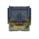 house like from snk. no outline 