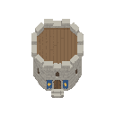 tower ( medieval ).no outline. flat color no shading