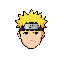 naruto head , (square form )only head without body