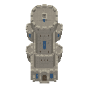 tower ( medieval )big .no outline. flat color no shading