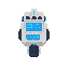 futuristic computer . no outline no shading