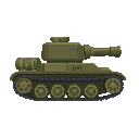 tank , side view . no outline 