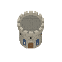tower ( medieval ).no outline. flat color no shading