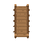 wooden bridge . no outline no shading