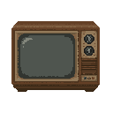 tv , front view. no outline 