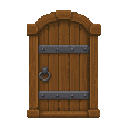 door , front view. no outline 