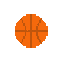 basketball ball . no outline no shading