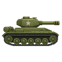tank , side view . no outline 