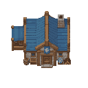 campaing house . no outline. flat color
