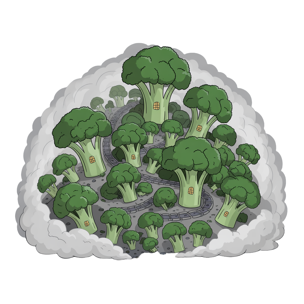 brocoli city´s locked fog area