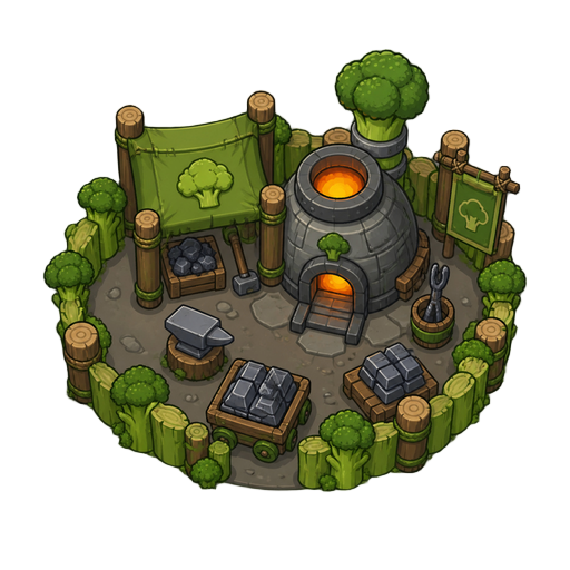 brocoli city´s camp to make iron
