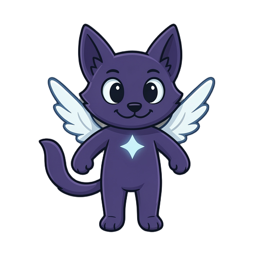 cat with wings