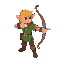 a ranger elf with long bow